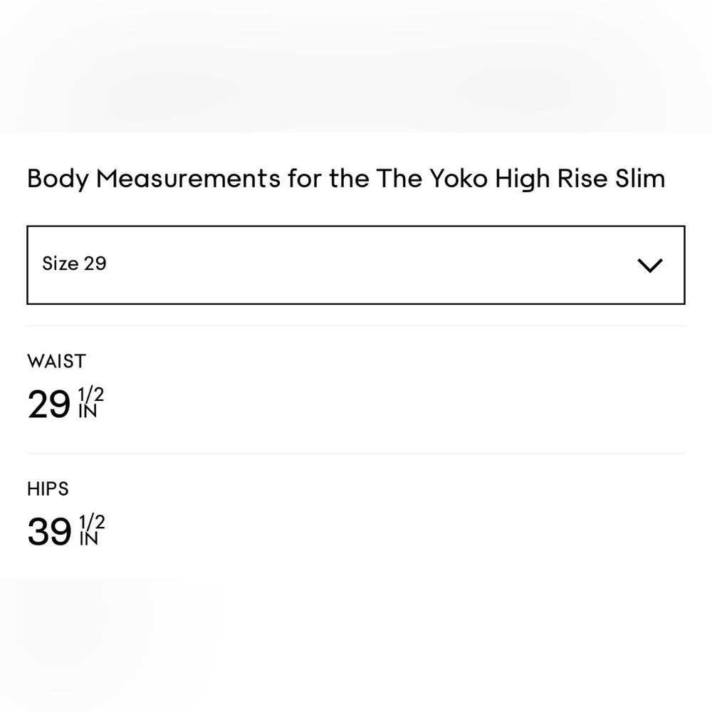 Aritzia Denim Forum The Yoko High Rise Slim 28L | Black Eyeliner - Picture 8 of 15